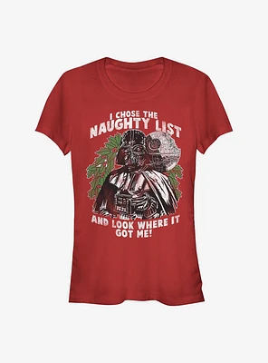 Star Wars Naughty Vader Girls T-Shirt