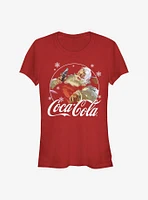 Coke Coca-Cola Santa Girls T-Shirt