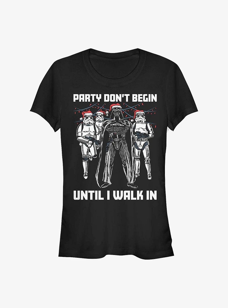 Star Wars Party Dont Begin Girls T-Shirt