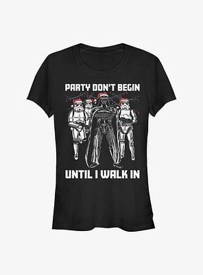 Star Wars Party Dont Begin Girls T-Shirt