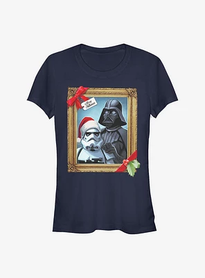 Star Wars Sithmas Holiday Frame Girls T-Shirt