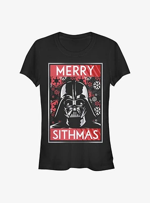 Star Wars Sithmas Vader Girls T-Shirt