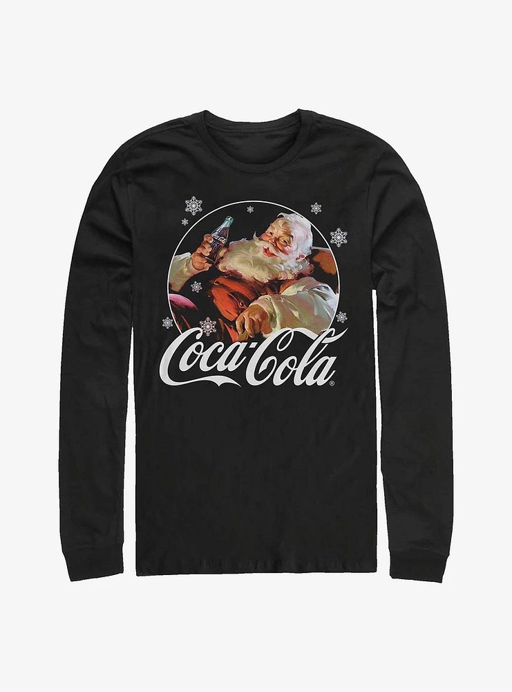 Coke Coca-Cola Santa Long-Sleeve T-Shirt