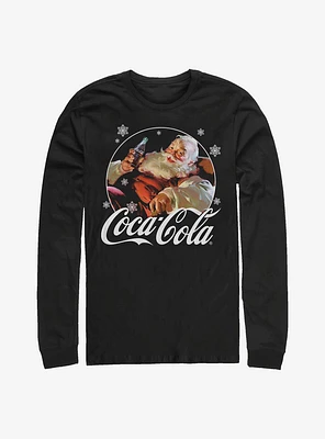 Coke Coca-Cola Santa Long-Sleeve T-Shirt