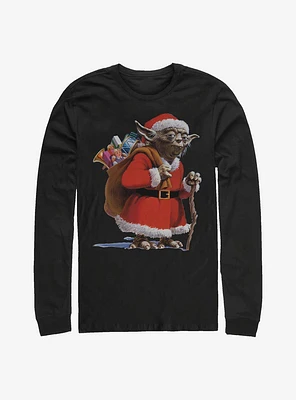 Star Wars Santa Yoda Long-Sleeve T-Shirt