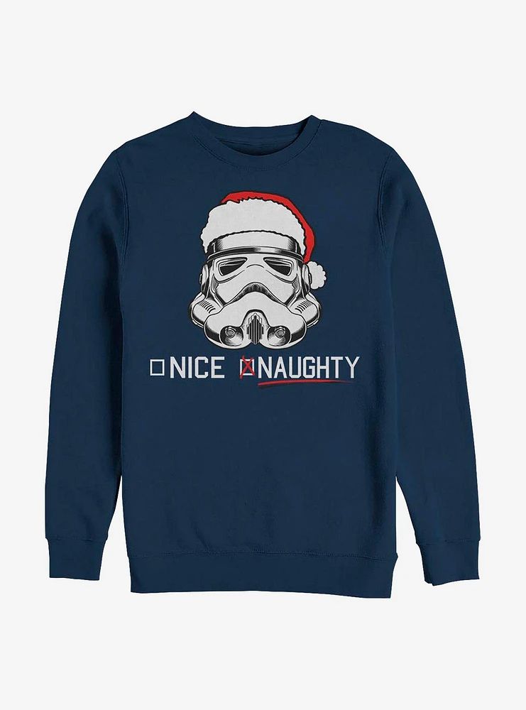 Star Wars Trooper Naughty List Crew Sweatshirt