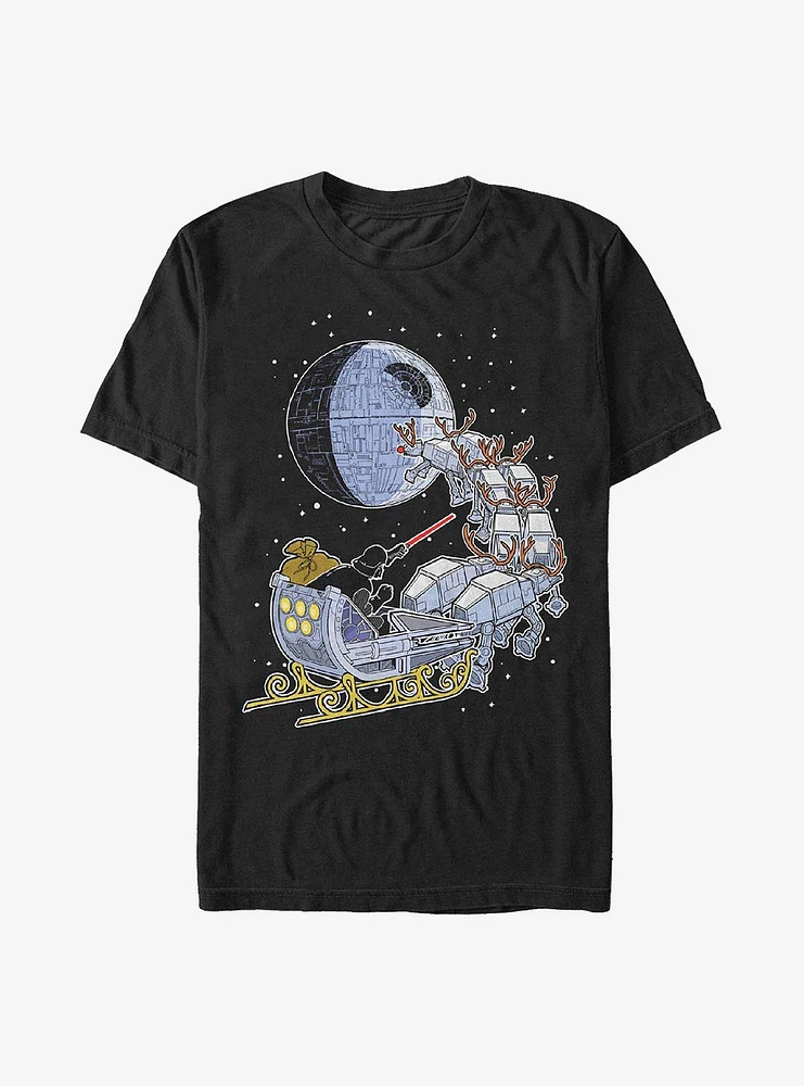 Star Wars Vader Sleigh T-Shirt