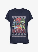 Marvel Avengers Heroines Girls T-Shirt