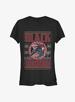 Marvel Black Widow Ugly Holiday Girls T-Shirt