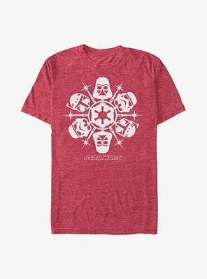 Star Wars Dark Side Snow-Flake T-Shirt