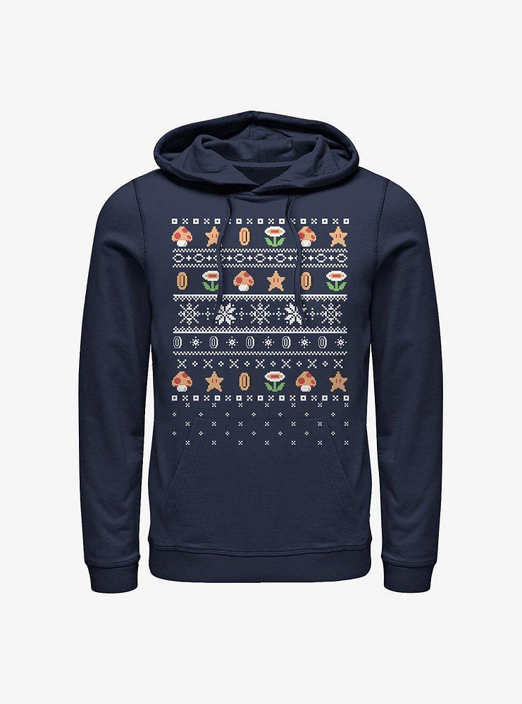 Nintendo Mario Items Holiday Hoodie