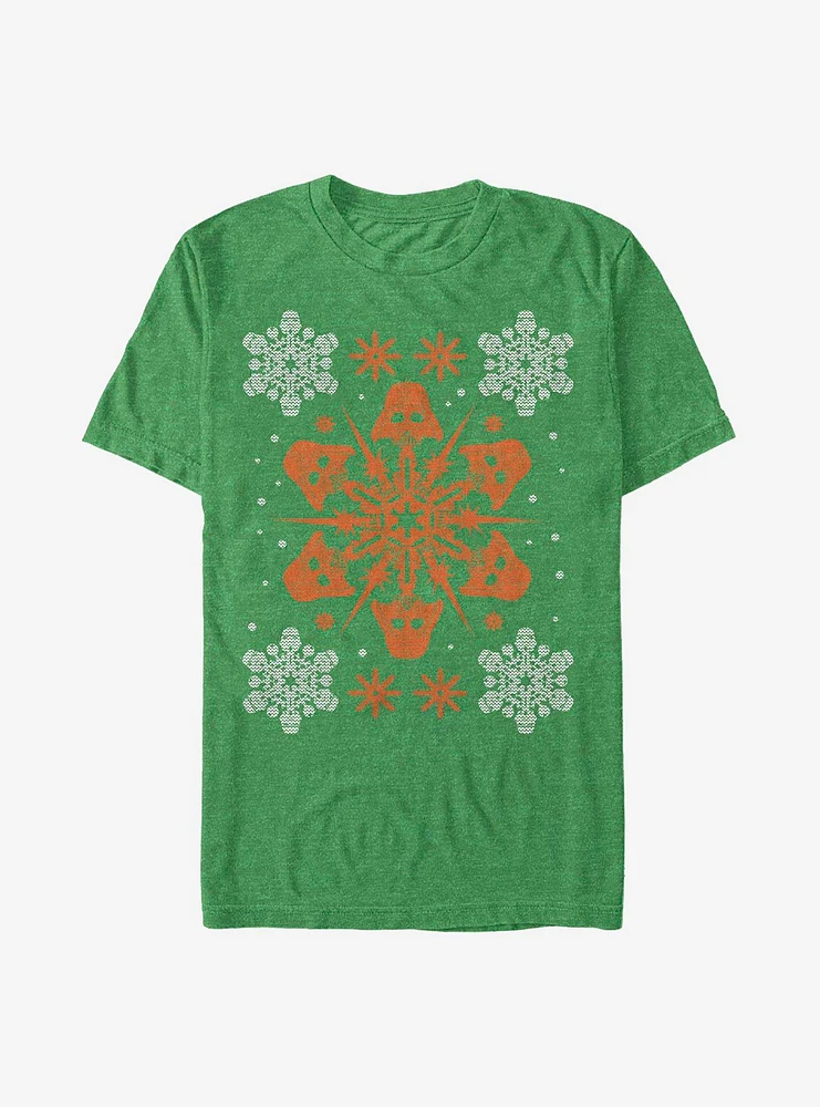 Star Wars Vader Holiday Snow-Flake T-Shirt