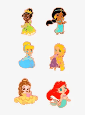 Loungefly Disney Chibi Princess Blind Box Enamel Pin