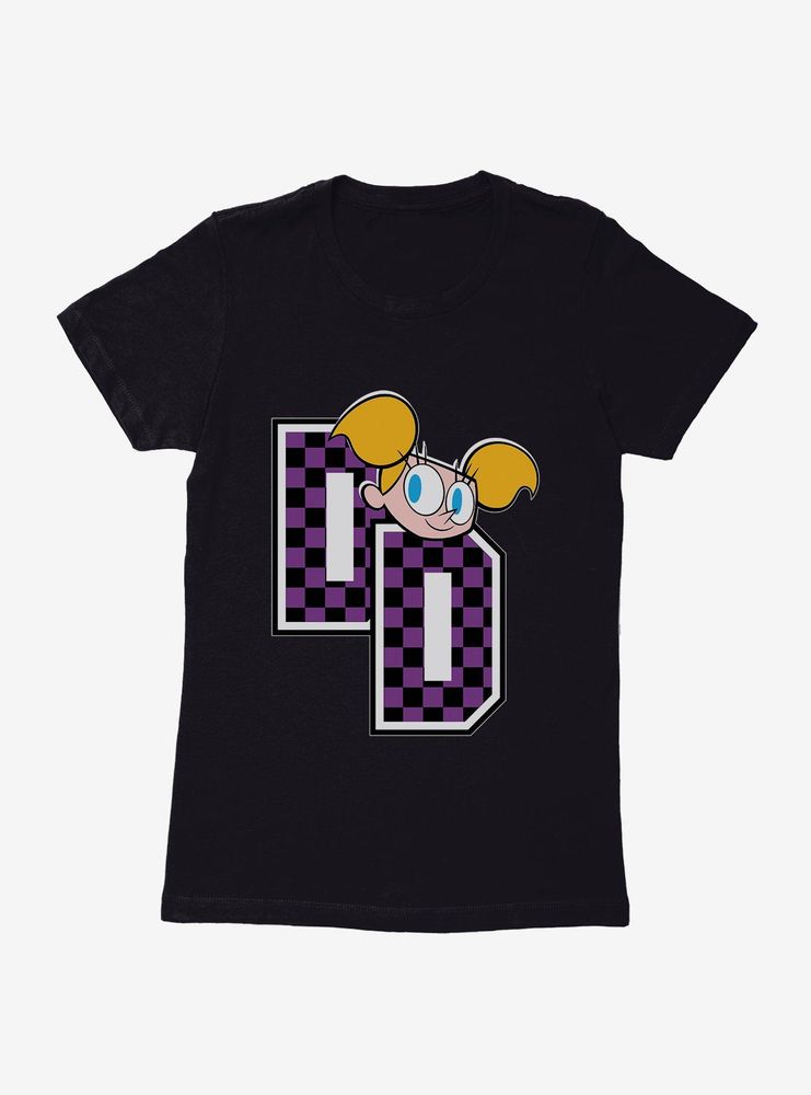 Dexter's Laboratory Dee Letters Womens T-Shirt