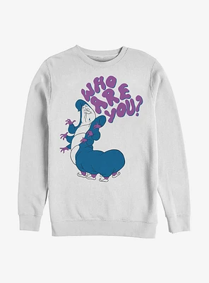 Disney Alice Wonderland Who Are You? Crew Sweatshirt