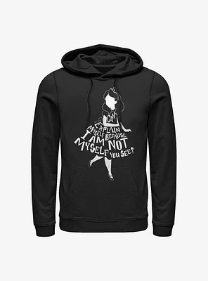 Disney Alice Wonderland Not Myself Hoodie