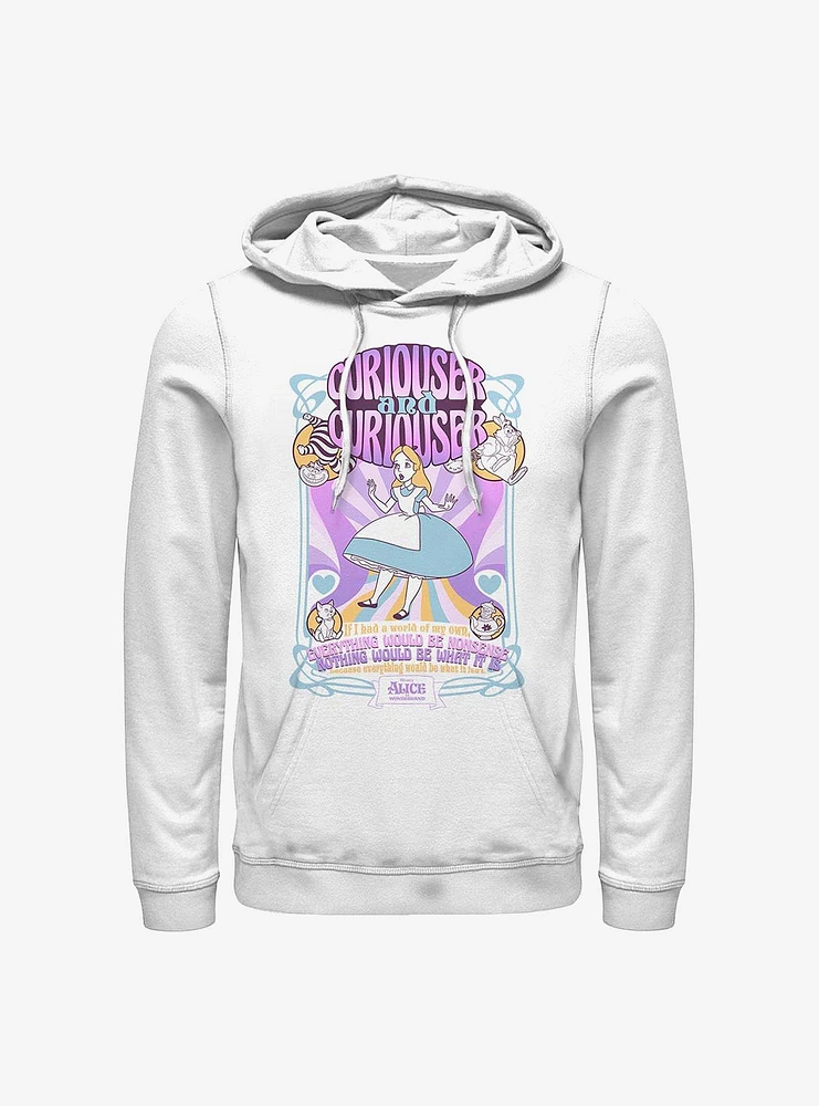 Disney Alice Wonderland Psychedelic Nouveou Hoodie