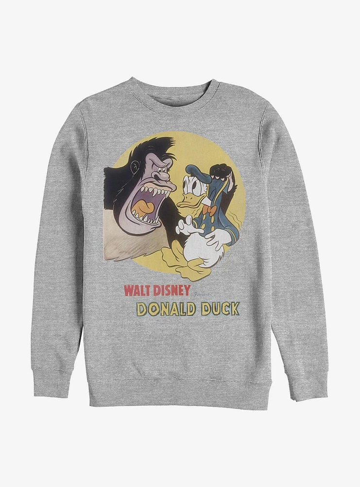 Disney Donald Duck And The Gorilla Crew Sweatshirt