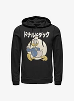 Disney Donald Duck Japanese Text Hoodie