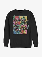 Disney Lilo & Stitch Grunge Crew Sweatshirt