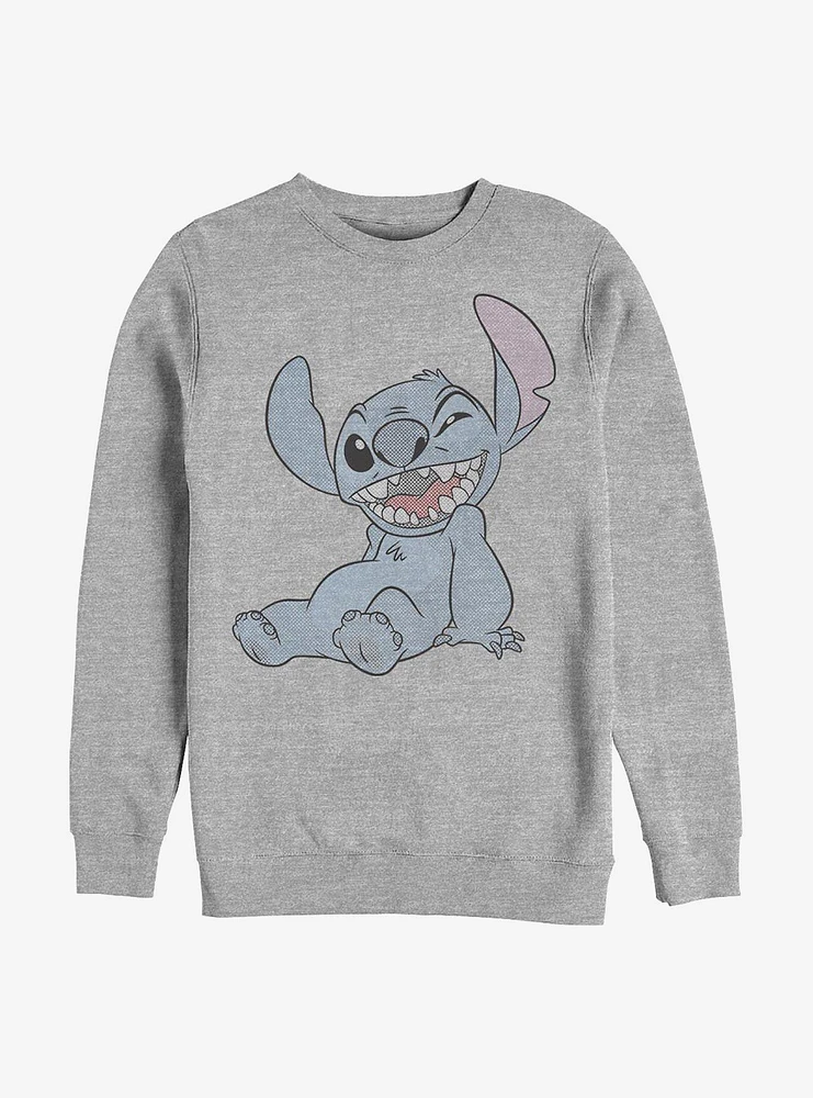 Disney Lilo & Stitch Halftone Crew Sweatshirt