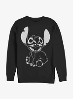 Disney Lilo & Stitch Outline Crew Sweatshirt