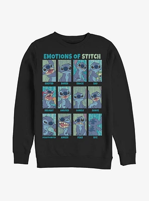 Disney Lilo & Stitch Emotions Crew Sweatshirt