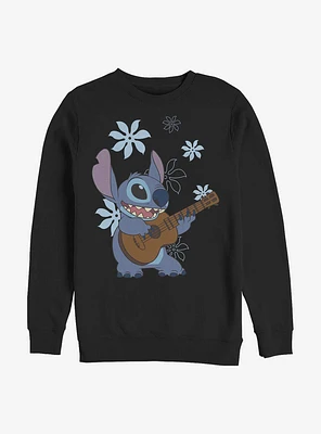 Disney Lilo & Stitch Flowers Crew Sweatshirt