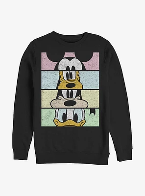 Disney Mickey Mouse And Friends Boxed Eyes Crew Sweatshirt