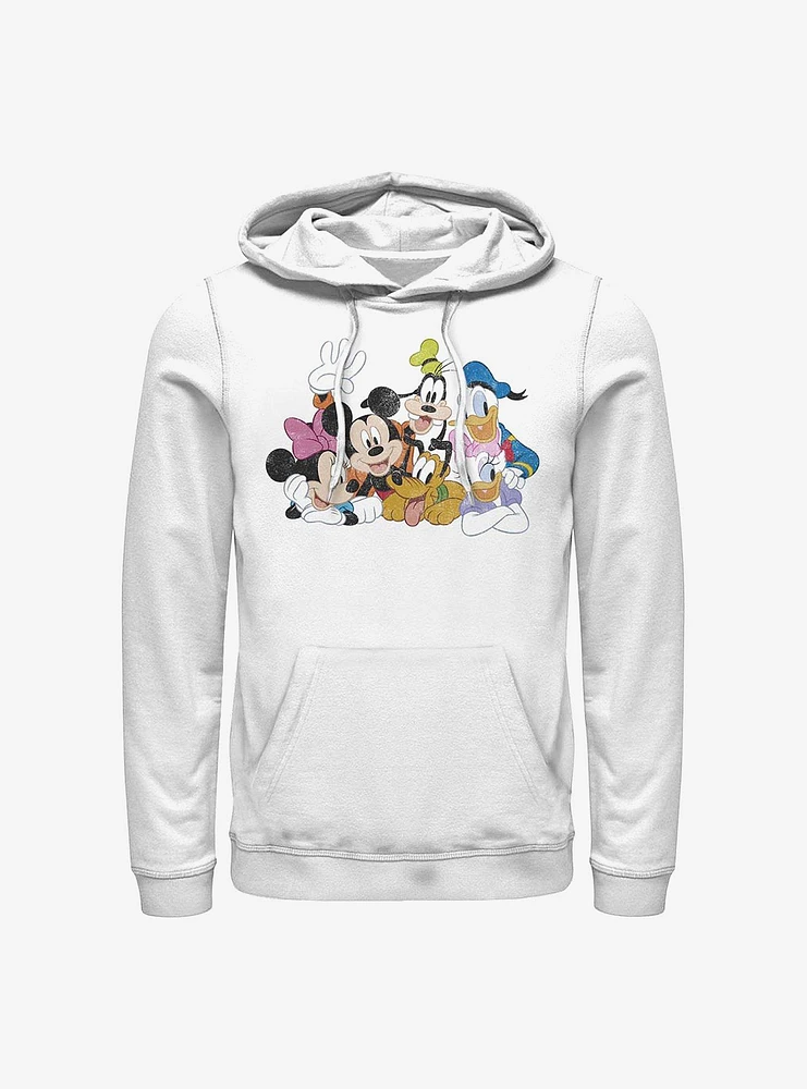 Disney Mickey Mouse And Friends Group Hoodie