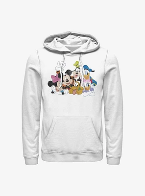 Disney Mickey Mouse And Friends Group Hoodie