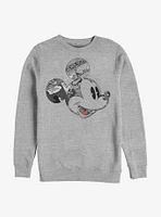 Disney Mickey Mouse Comic Crew Sweatshirt