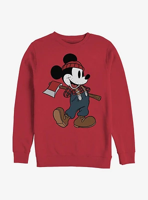 Disney Mickey Mouse Lumberjack Crew Sweatshirt