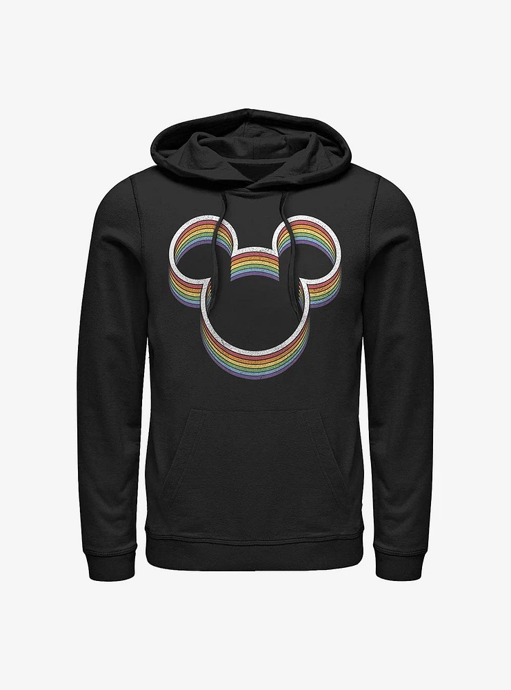 Disney Mickey Mouse Rainbow Ears Hoodie