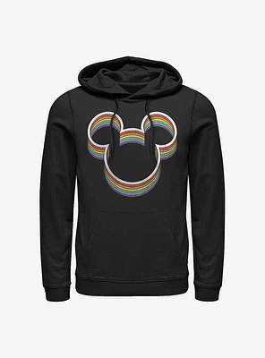 Disney Mickey Mouse Rainbow Ears Hoodie