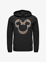 Disney Mickey Mouse Rainbow Ears Hoodie