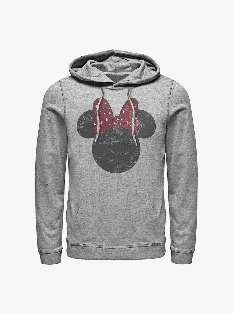 Disney Minnie Mouse Leopard Bow Hoodie