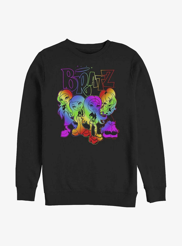 Bratz Rainbow Crew Sweatshirt