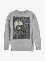 Disney The Nightmare Before Christmas Spiral Hill Crew Sweatshirt