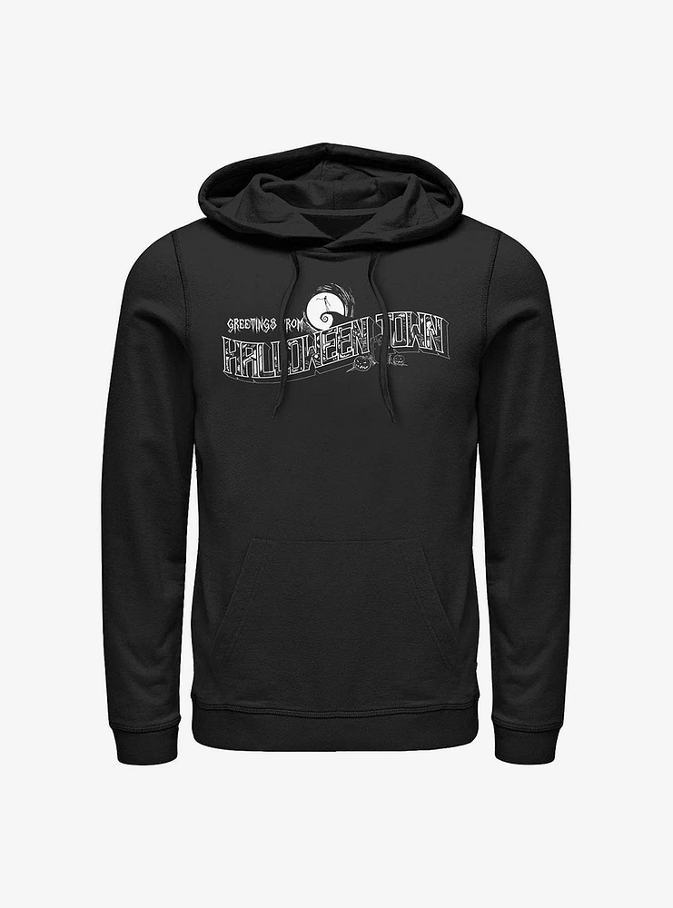 Disney The Nightmare Before Christmas Greetings Halloween Town Hoodie