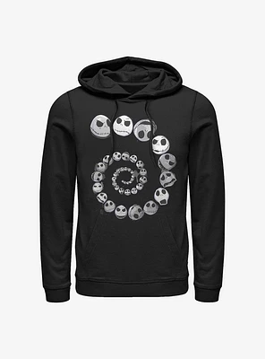 Disney The Nightmare Before Christmas Jack Emotions Spiral Hoodie