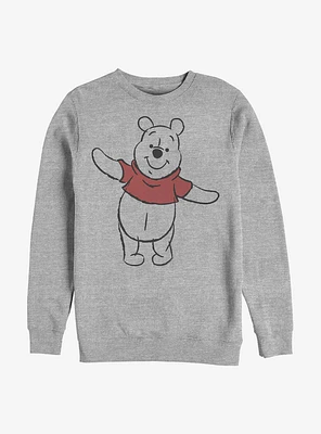 Disney Winnie The Pooh Basic Sketch Crew Sweatshirt