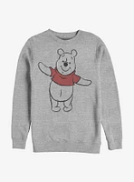 Disney Winnie The Pooh Basic Sketch Crew Sweatshirt