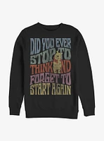 Disney Winnie The Pooh Did You Ever Crew Sweatshirt