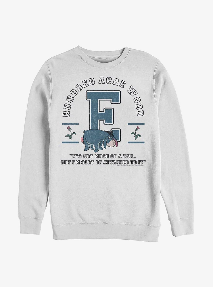 Disney Winnie The Pooh Eeyore Collegiate Crew Sweatshirt