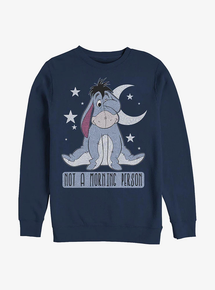 Disney Winnie The Pooh Eeyore Rather Sleep Crew Sweatshirt