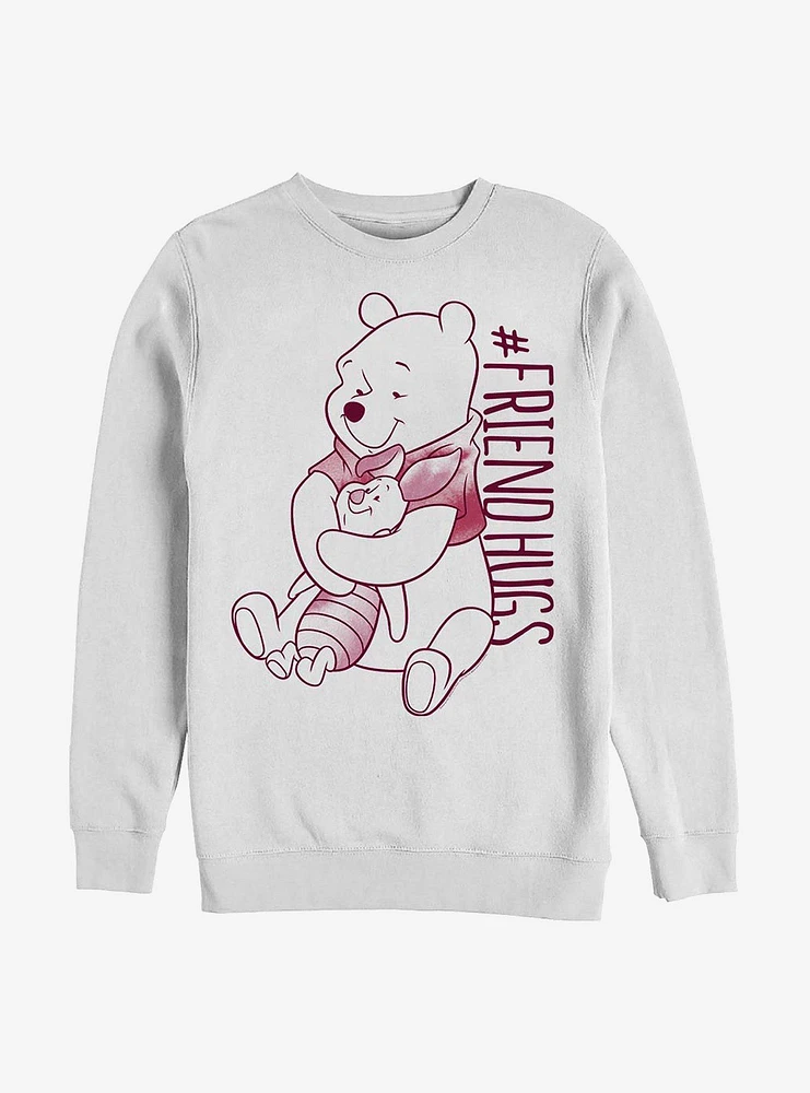 Disney Winnie The Pooh Piglet Hugs Crew Sweatshirt