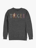 Disney Winnie The Pooh Tigger Fashion Crew Sweatshirt