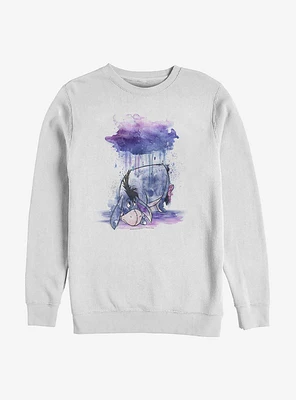 Disney Winnie The Pooh Watercolor Eeyore Crew Sweatshirt