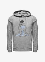 Disney Winnie The Pooh Basic Sketch Eeyore Hoodie